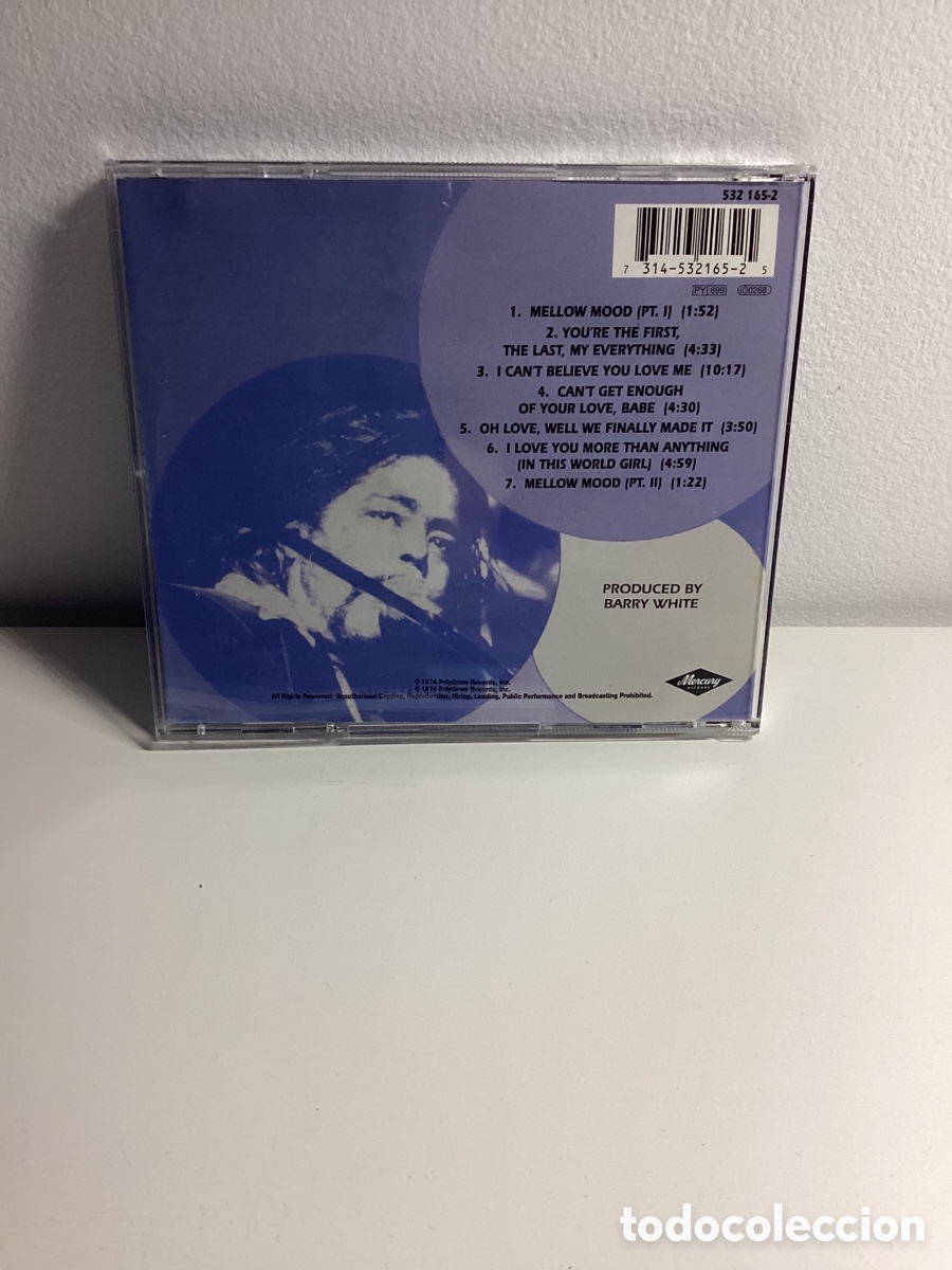 CDs de m&uacute;sica: Barry White - Can&rsquo;t Get Enough - Cd 1974 - Foto 2