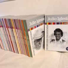 CDs de Música: 30 CD LIBROS DE JULIO IGLESIAS, SU MEJOR COLECCIÓN - COLECCION COMPLETA - INCLUYE 2 DVD - DIFICIL