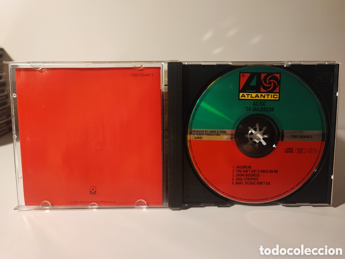 ac/dc. 74 jailbreak. cd. impecable(#) - Comprar CD de música Heavy Metal no  todocoleccion