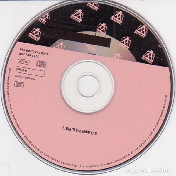 CDs de m&uacute;sica: Madonna &ndash; Youll See - CD, Single, Promo - Foto 1