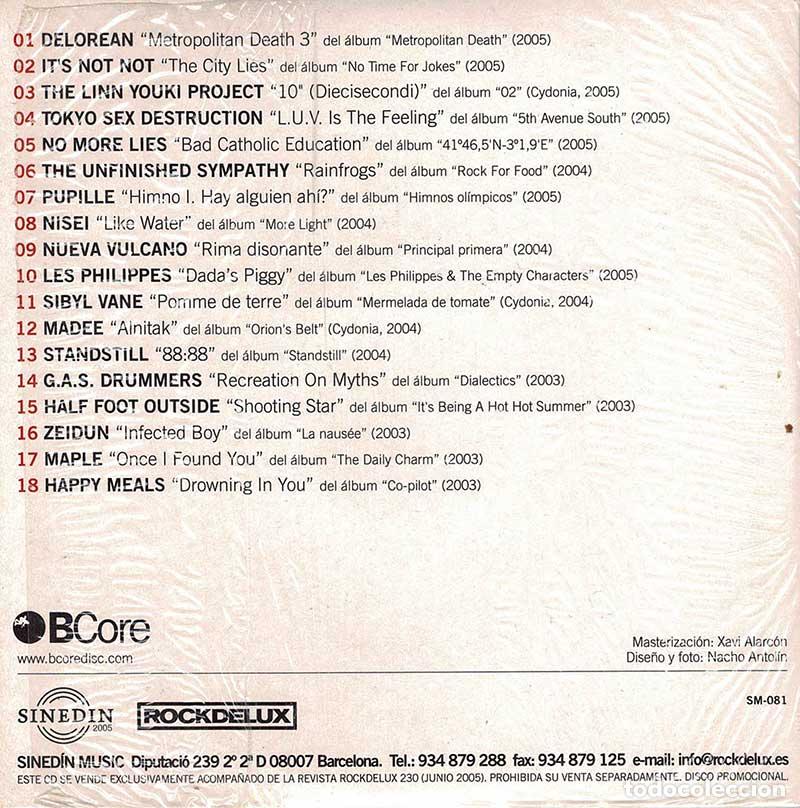 CDs de m&uacute;sica: Rockdelux. BCore 1990-2005. CD - Foto 2