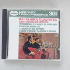 CDs de Música: BALALAIKA FAVORITES OSIPOV STATE RUSSIAN FOLK ORCHESTRA MERCURY LIVING PRESENCE 35 MM 1962