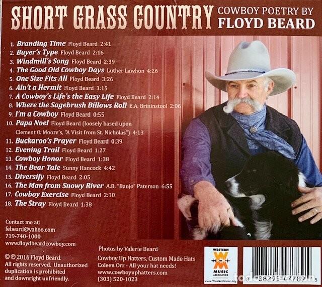 CDs de m&uacute;sica: Floyd Beard - Short Grass Country - CD - Digipak - Foto 2
