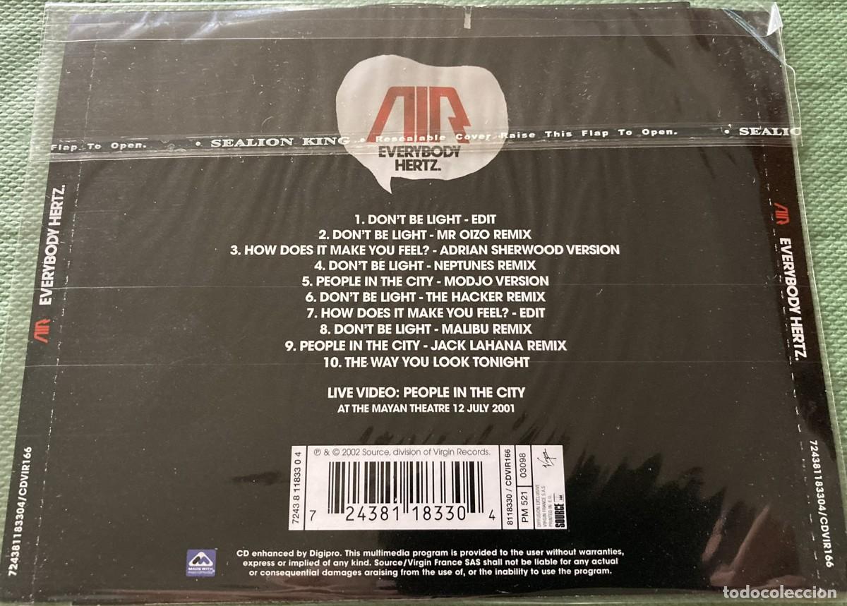 CDs de m&uacute;sica: AIR - EVERYBODY HERTZ (2001) - Foto 2
