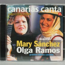 CDs de Música: CD. MARY SANCHEZ. OLGA RAMOS. CANARIAS CANTA. 2. PRECINTADO