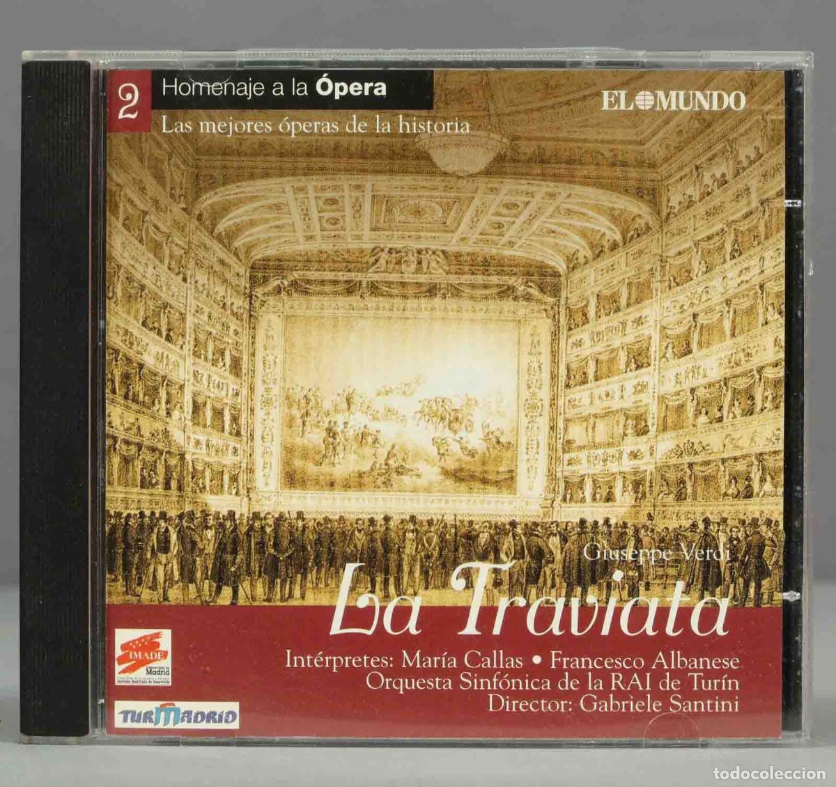 CDs de m&uacute;sica: CD. LA TRAVIATA. SANTINI. VERDI - Foto 1