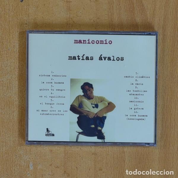 CDs de m&uacute;sica: MATIAS AVALOS - MANICOMIO - CD - Foto 2