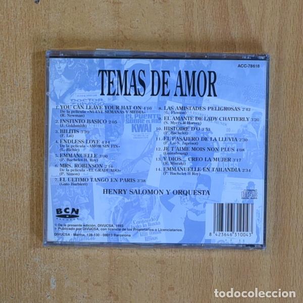 CDs de m&uacute;sica: VARIOS - TEMAS DE AMOR - CD - Foto 2