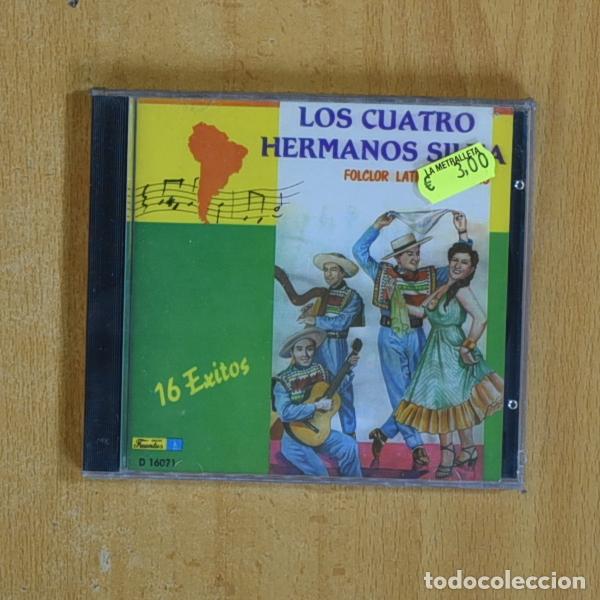 CDs de m&uacute;sica: LOS CUATRO HERMANOS SILVA - 16 EXITOS - CD - Foto 1