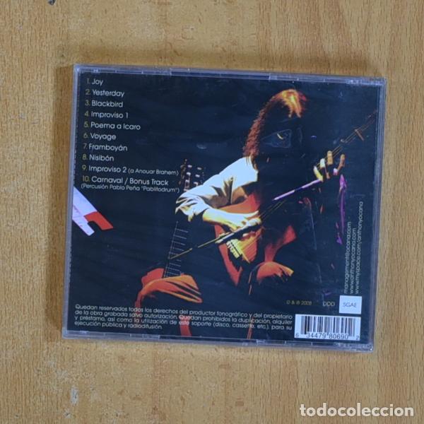 CDs de m&uacute;sica: ANTHONY OCA&Ntilde;A - SOLO - CD - Foto 2