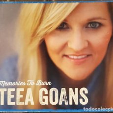 CDs de Música: TEEA GOANS ‎– MEMORIES TO BURN - CD - DIGIPAK