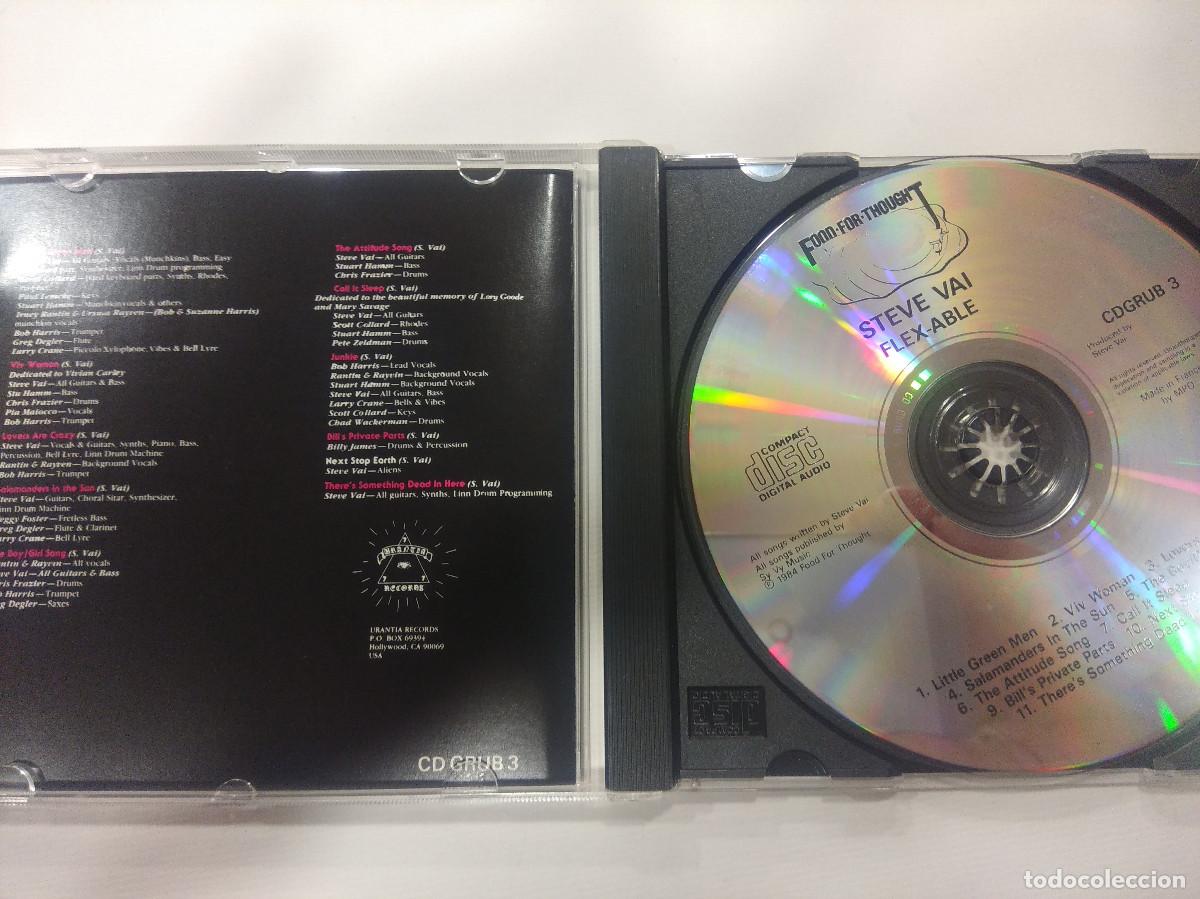 CDs de m&uacute;sica: STEVE VAIS FLEXABLE/CD METAL. - Foto 2