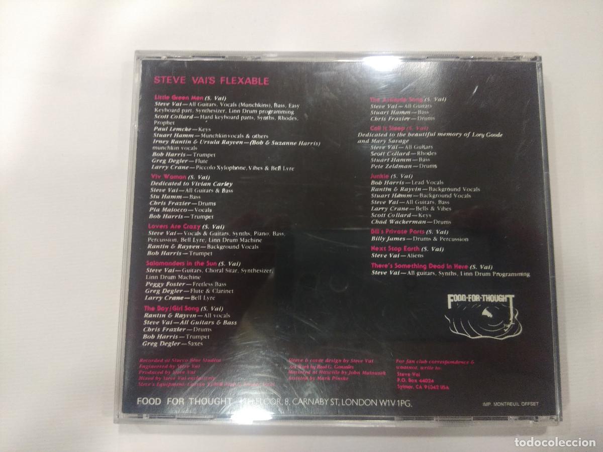 CDs de m&uacute;sica: STEVE VAIS FLEXABLE/CD METAL. - Foto 3