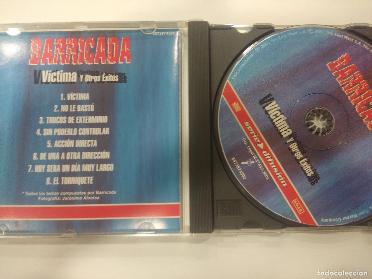 CDs de m&uacute;sica: BARRICADA/VICTIMA Y OTROS EXITOS/CD. - Foto 2