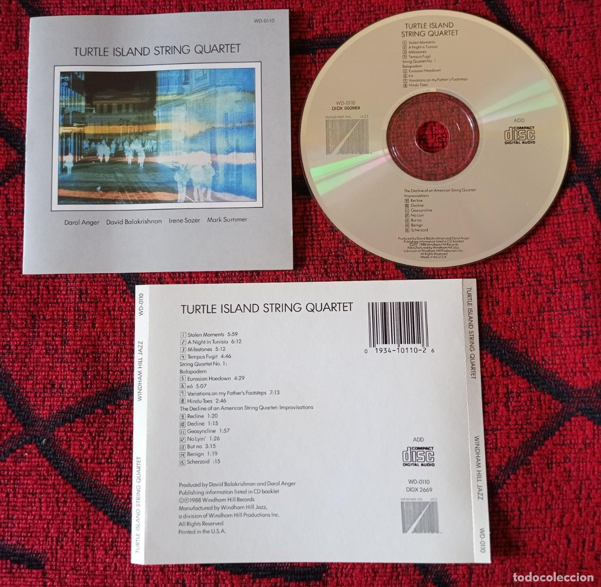 CDs de m&uacute;sica: TURTLE ISLAND STRING QUARTET ** Turtle Island String Quartet ** 1988 USA CD - Foto 1