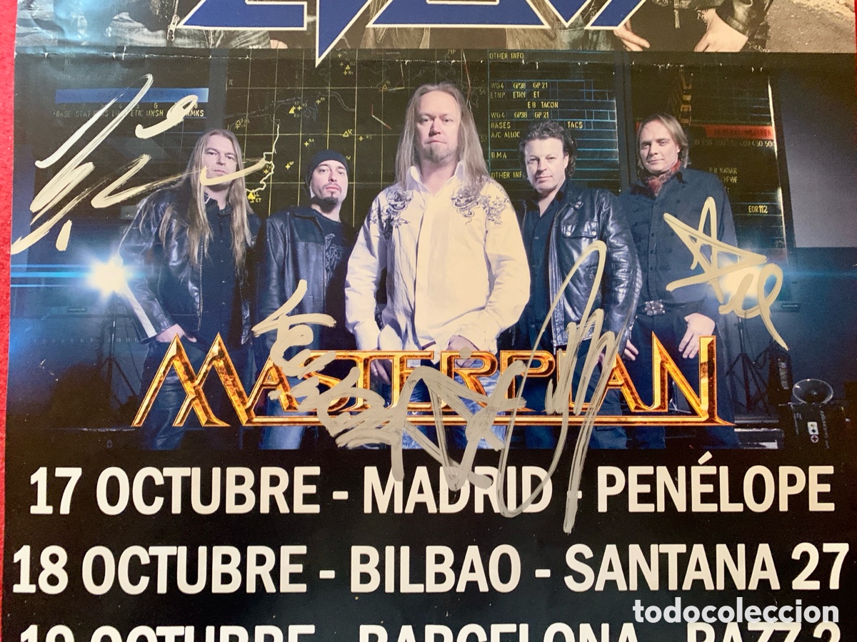 CDs de m&uacute;sica: Edguy + Masterplan-Poster Firmado por Masterplan - Foto 2