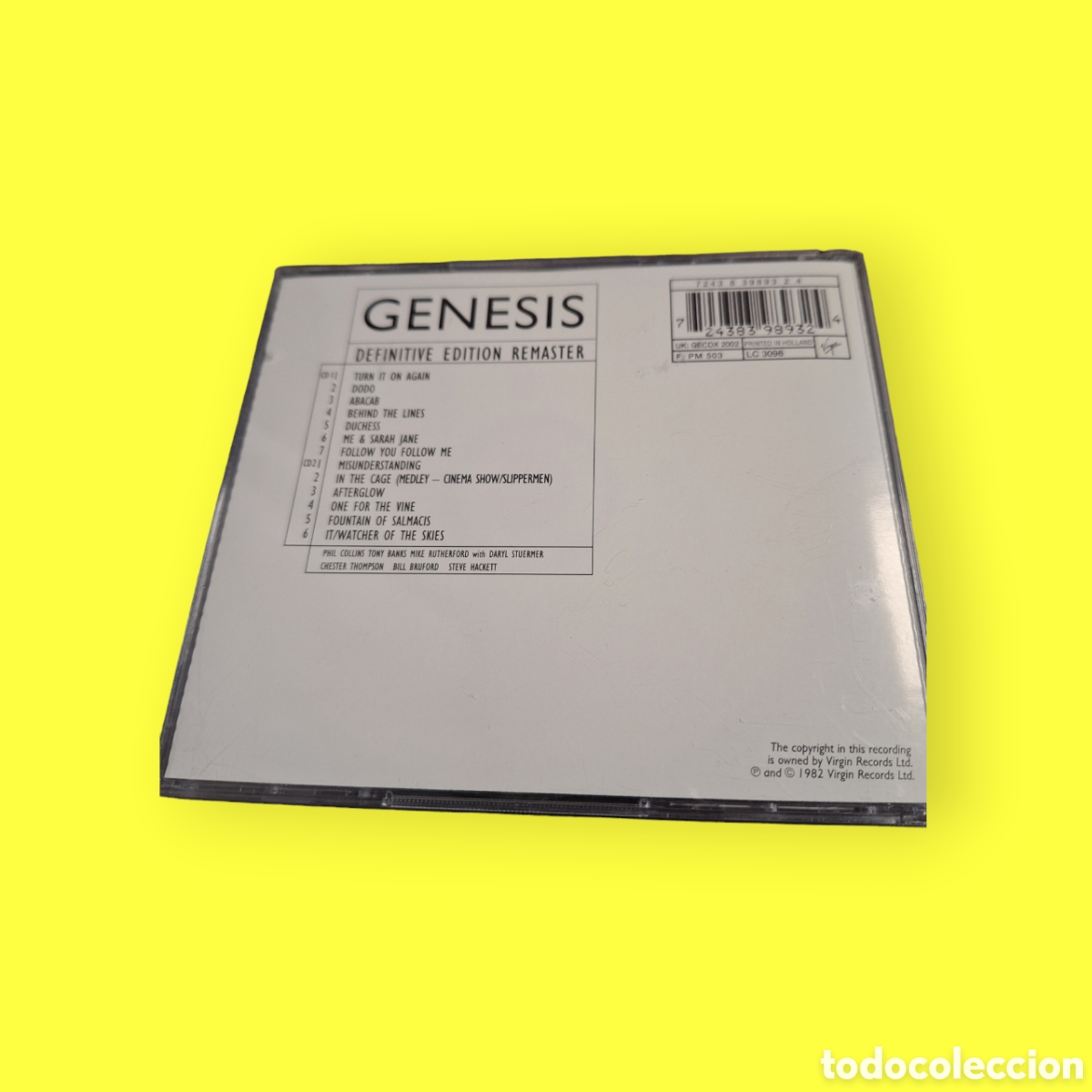 CDs de m&uacute;sica: SCD78 genesis three sides live CD DE MUSICA - Foto 2