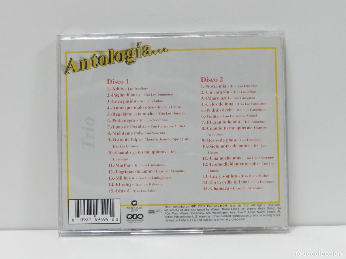 CDs de m&uacute;sica: DISCO 2 X CD. Antolog&iacute;a... Tr&iacute;os - 30 &Eacute;xitos. COMPACT DISC. - Foto 2