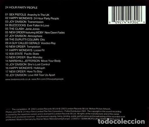 CDs de m&uacute;sica: Various &ndash; 24 Hour Party People - Foto 2