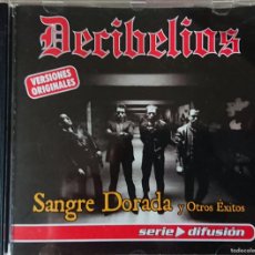 CDs de Música: DECIBELIOS - SANGRE DORADA Y OTROS EXITOS - PUNK