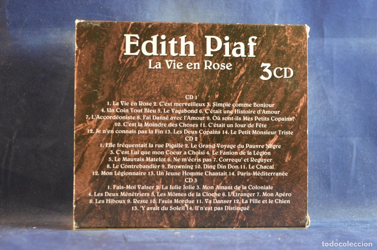 CDs de m&uacute;sica: EDITH PIAF - LA VIE EN ROSE - 3 CD - Foto 2