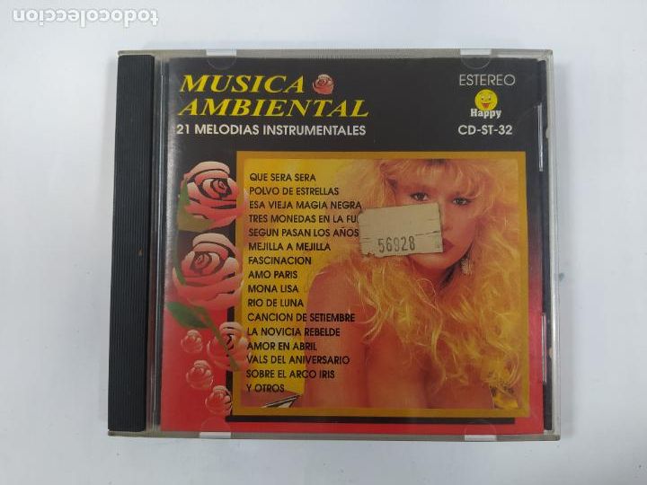 CD di Musica: M&Uacute;SICA AMBIENTAL. 21 MELOD&Iacute;AS INSTRUMENTALES. CD. TDKCD254