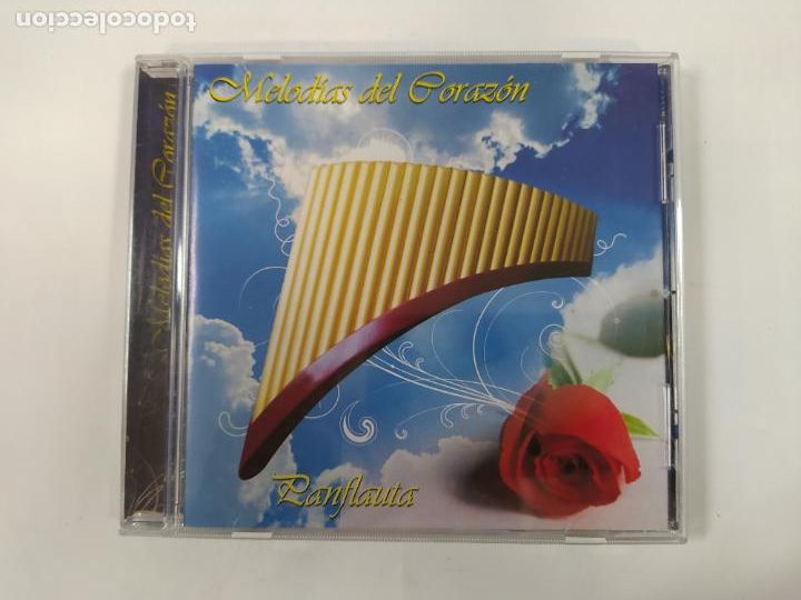 CDs de m&uacute;sica: MELOD&Iacute;AS DEL CORAZ&Oacute;N. PANFLAUTA. CD. TDKCD254 - Foto 1