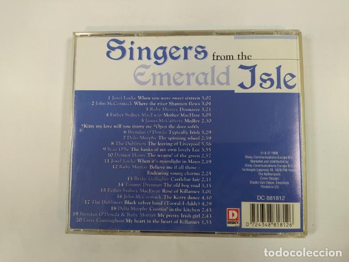 CDs de m&uacute;sica: SINGERS FROM THE EMERALD ISLE. CD. TDKCD255 - Foto 2