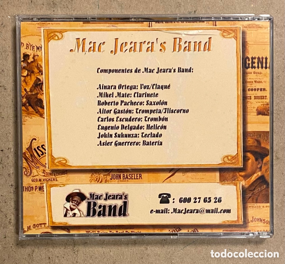 CDs de m&uacute;sica: CD. MAC JEARA&rsquo;S BAND. - Foto 2