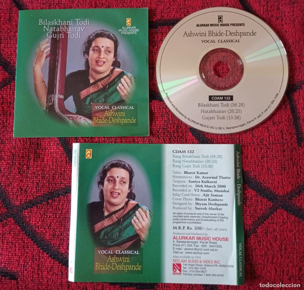CDs de m&uacute;sica: ASHWINI BHIDE-DESHPANDE ** Vocal Classical ** CD ORIGINAL INDIA - Foto 1