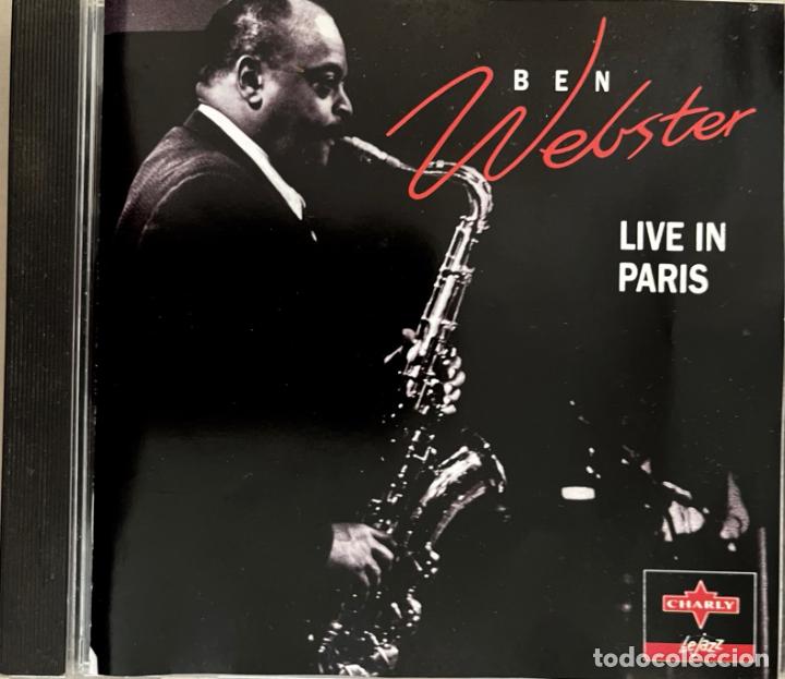 CDs de m&uacute;sica: BEN WEBSTER. LIVE IN PARIS. CD CHARLY - Foto 1