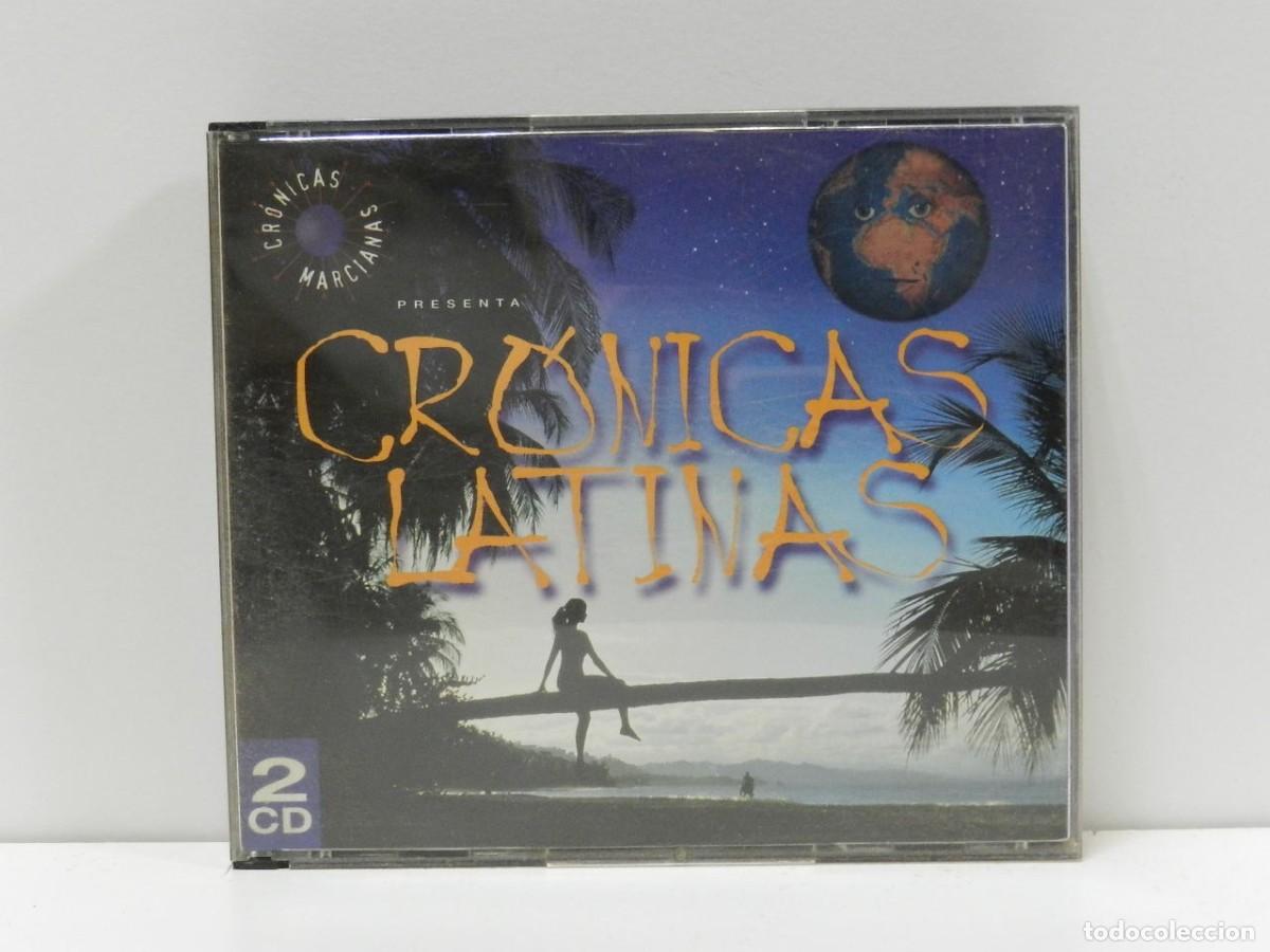 CDs de m&uacute;sica: DISCO 2 X CD. Cr&oacute;nicas Latinas. COMPACT DISC. - Foto 1