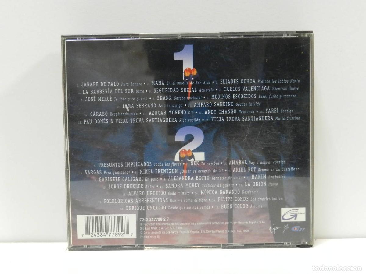CDs de m&uacute;sica: DISCO 2 X CD. Cr&oacute;nicas Latinas. COMPACT DISC. - Foto 2
