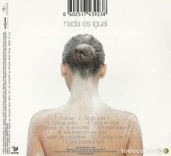 CDs de m&uacute;sica: Chenoa &ndash; Nada Es Igual-SPAIN-2007-CD-DIGIPACK-PRECINTADO - Foto 2