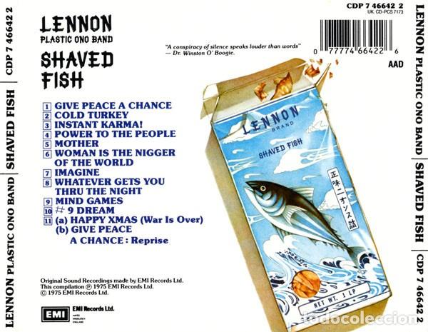 CDs de m&uacute;sica: Lennon & Plastic Ono Band &ndash; Shaved Fish - Foto 2
