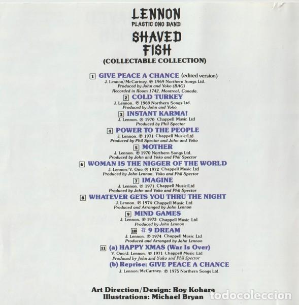 CDs de m&uacute;sica: Lennon & Plastic Ono Band &ndash; Shaved Fish - Foto 4