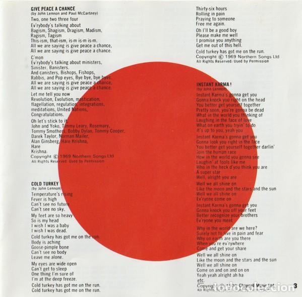 CDs de m&uacute;sica: Lennon & Plastic Ono Band &ndash; Shaved Fish - Foto 5