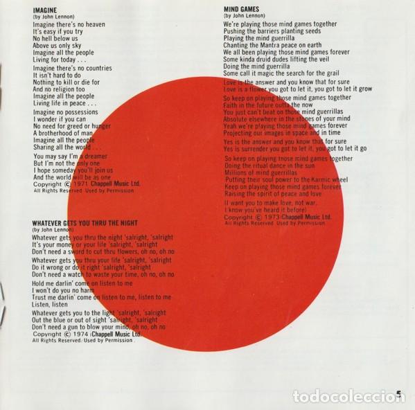 CDs de m&uacute;sica: Lennon & Plastic Ono Band &ndash; Shaved Fish - Foto 7