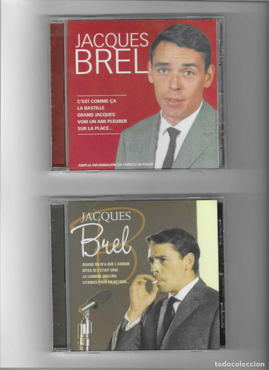 CDs de m&uacute;sica: JACQUES BREL. GRANDES EXITOS - Foto 1