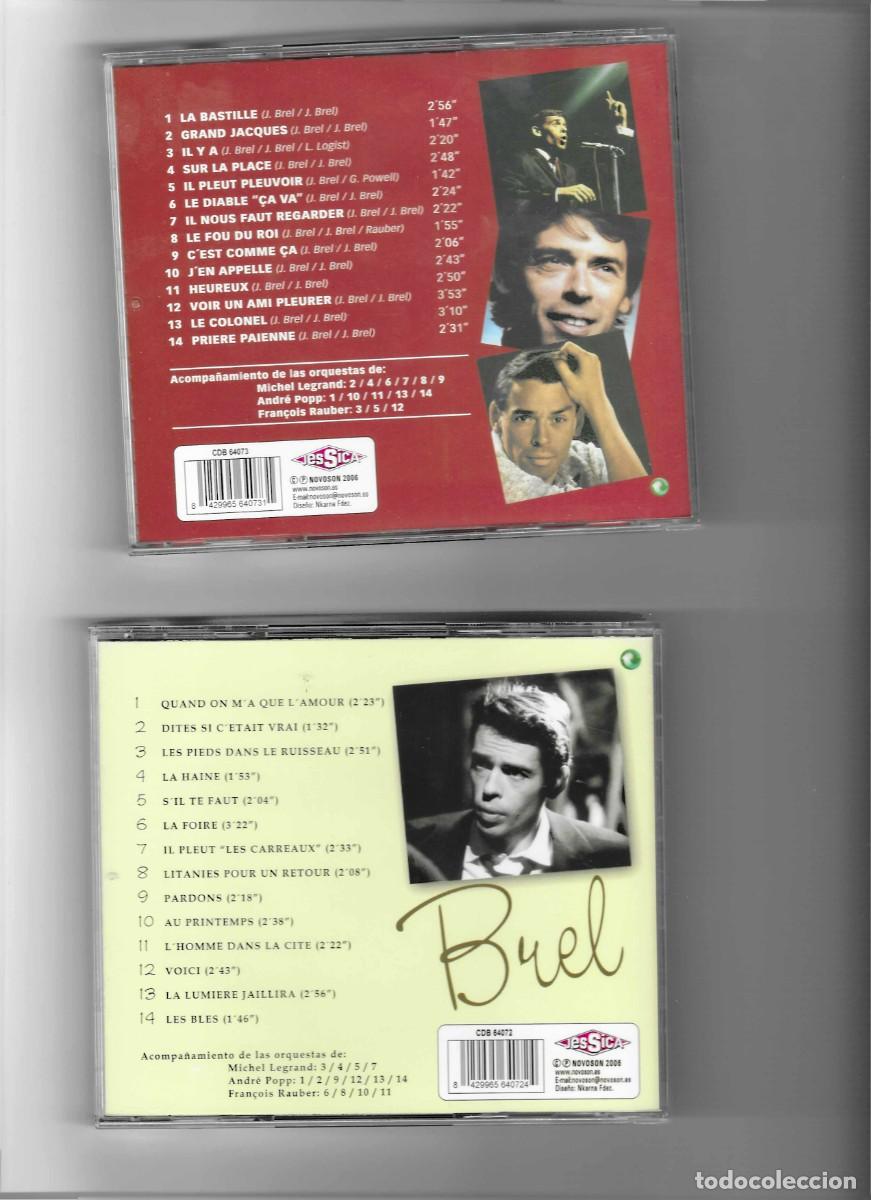 CDs de m&uacute;sica: JACQUES BREL. GRANDES EXITOS - Foto 2
