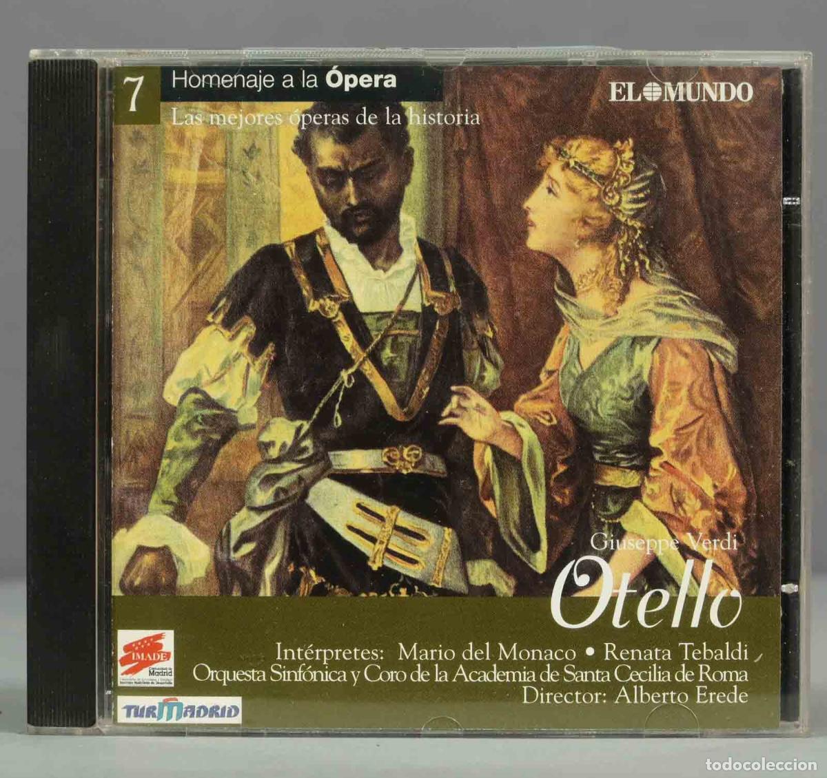 CDs de m&uacute;sica: CD. OTELLO. VERDI. EREDE - Foto 1