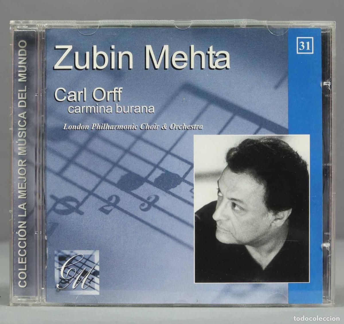 CDs de m&uacute;sica: CD. MEHTA. ORFF. CARMINA BURANA - Foto 1