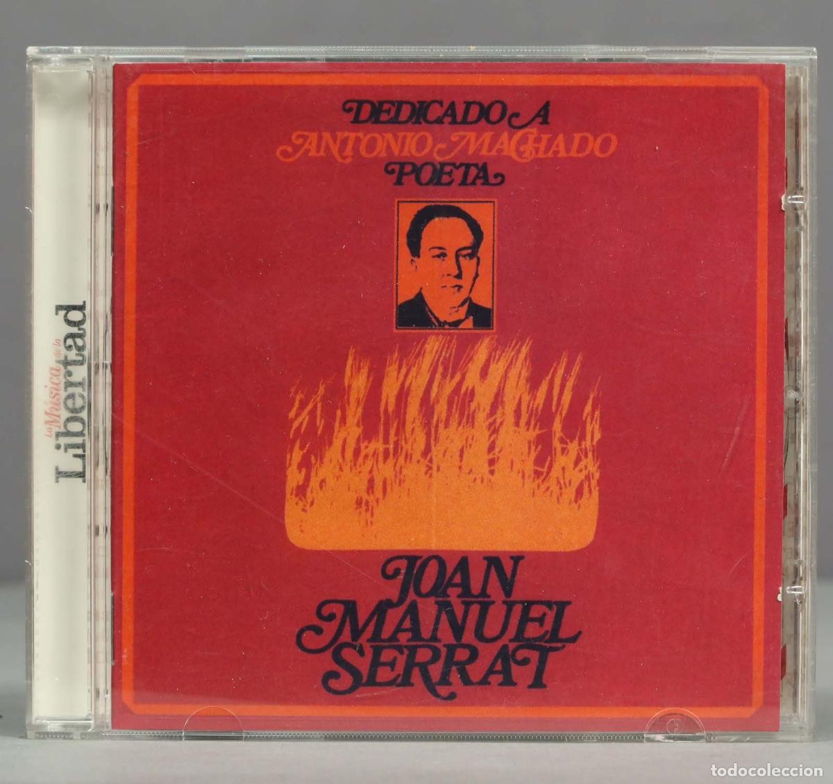 CDs de m&uacute;sica: CD. DEDICADO A ANTONIO MACHADO. SERRAT - Foto 1