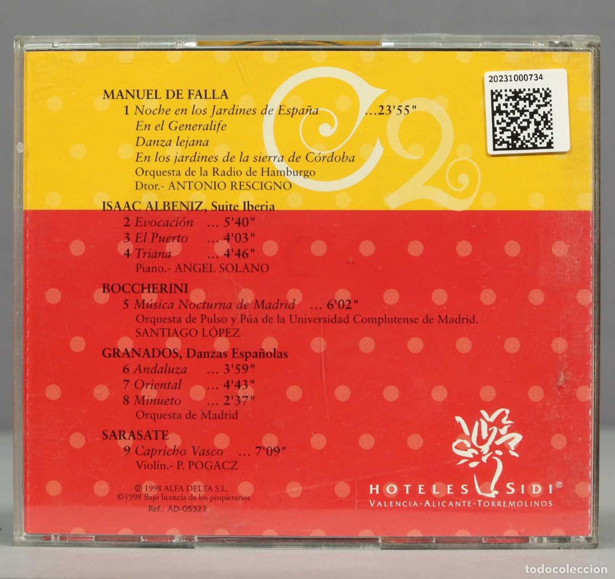 CDs de m&uacute;sica: CD. SPANISCHE KLASSIKER. EL CLASICO ESPA&Ntilde;OL - Foto 2