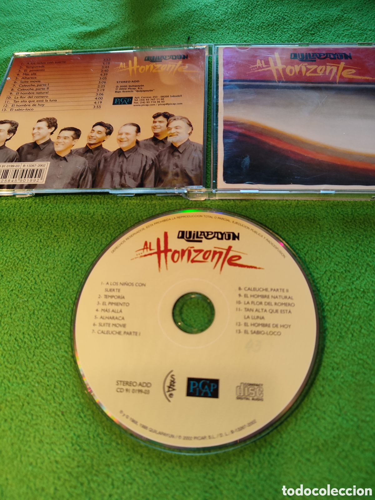 CDs de m&uacute;sica: Quilapayun - Al Horizonte - Foto 2