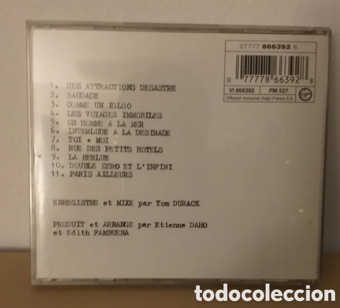 CDs de m&uacute;sica: Etienne daho - paris ailleurs - Foto 2
