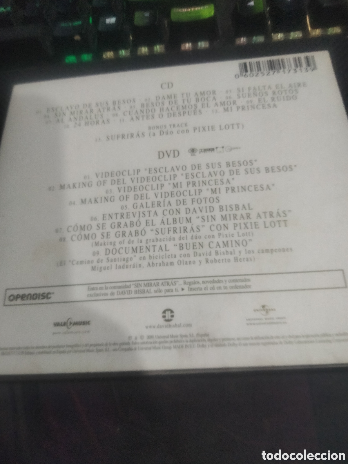 CDs de m&uacute;sica: David Bisbal sin mirar atr&aacute;s -21 - Foto 2