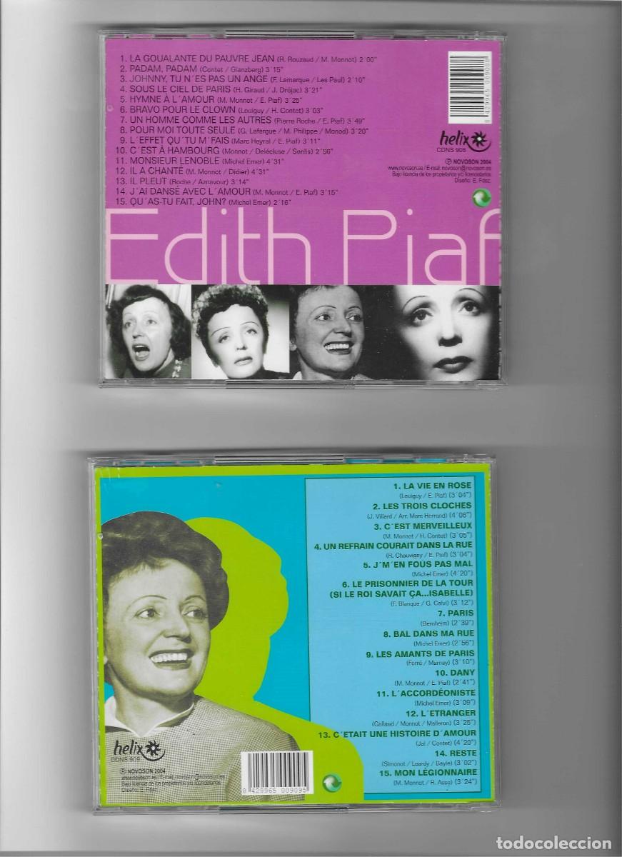 CDs de m&uacute;sica: edith piaf. 30 exitos - Foto 2