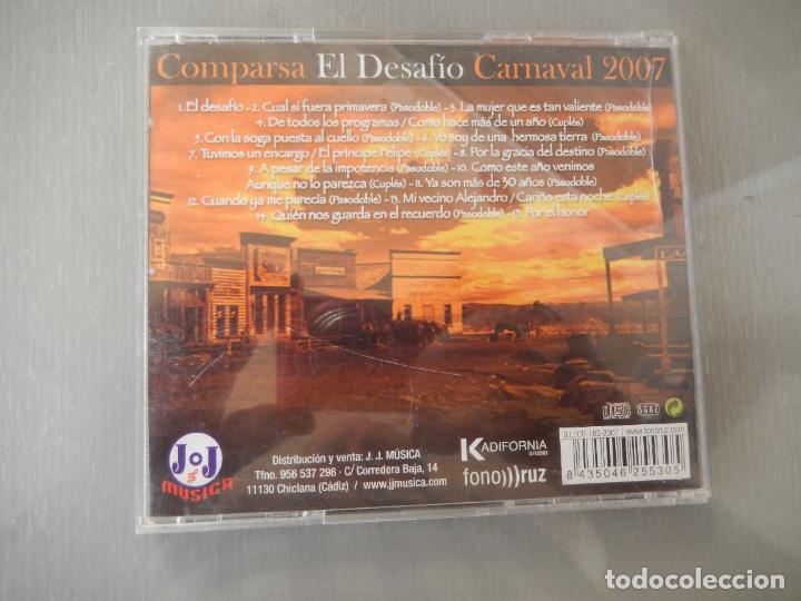 CDs de m&uacute;sica: EL DESAFIO - COMPARSA DE CADIZ - LUIS RIVERO CD - Foto 3