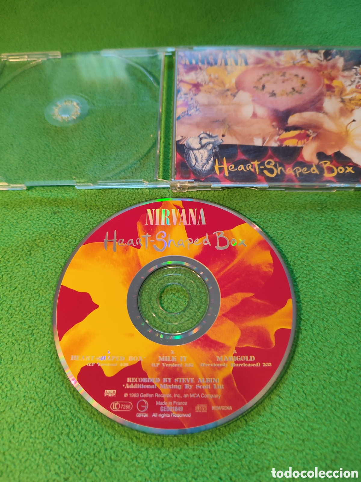 CDs de m&uacute;sica: Nirvana - Heart Shaped box Cd single - Foto 2